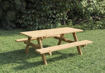 Picknicktafel Basis 180 cm geïmpregneerd  beschikbaar voor biedingen
