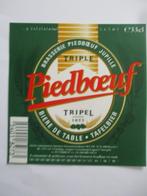bieretiket Belgie 28-6 (Q1) piedboeuf, Verzenden, Gebruikt, Overige typen, Overige merken