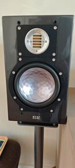 Elac bs 244 luidsprekers met statief, Zo goed als nieuw, 120 watt of meer, Front, Rear of Stereo speakers, Ophalen