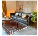 BePureHome classic 3-zits bank Rodeo - Zwart-83x275x88, Ophalen, Zo goed als nieuw, Rechte bank
