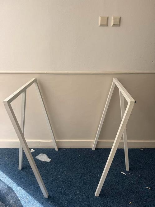 Hay Loop Stand Tafel Frame High - Zo Goed Als Nieuw, Huis en Inrichting, Stoelen, Zo goed als nieuw, Eén, Metaal, Wit, Ophalen