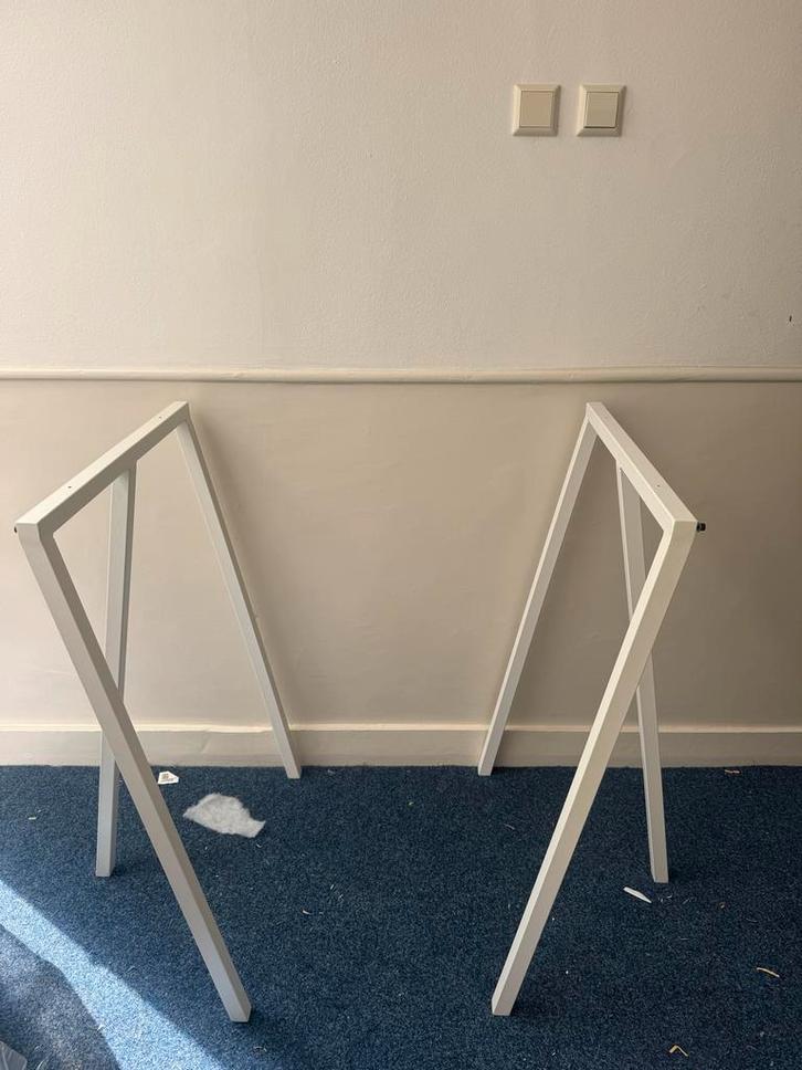 Hay Loop Stand Tafel Frame High - Zo Goed Als Nieuw, Huis en Inrichting, Stoelen, Zo goed als nieuw, Eén, Metaal, Wit, Ophalen