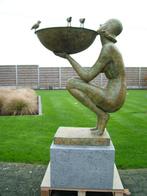 BRONZEN ART-DECO FONTEIN NAAKTE DAME NOG 1 AAN OUDE PRIJS!!!, Tuin en Terras, Waterpartijen en Fonteinen, Ophalen of Verzenden