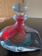 Fles met dop glas apart model, Antiek en Kunst, Antiek | Glas en Kristal, Verzenden