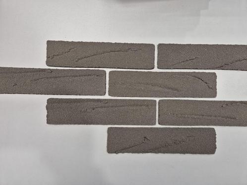 Restpartij minerale gevelstrips 50x210 mm (13366), Doe-het-zelf en Verbouw, Metselstenen, Nieuw, Bakstenen, Ophalen of Verzenden
