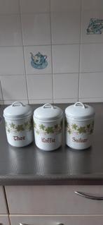 Voorraadpot koffie,thee en suiker, Huis en Inrichting, Keuken | Servies, Keramiek, Overige typen, Ophalen of Verzenden, Zo goed als nieuw