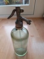 Groene glazen spuitfles vintage, Antiek en Kunst, Ophalen of Verzenden