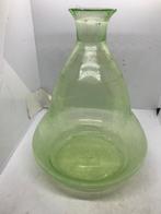 anna groen vaas art deco uranium glas, Antiek en Kunst, Ophalen of Verzenden