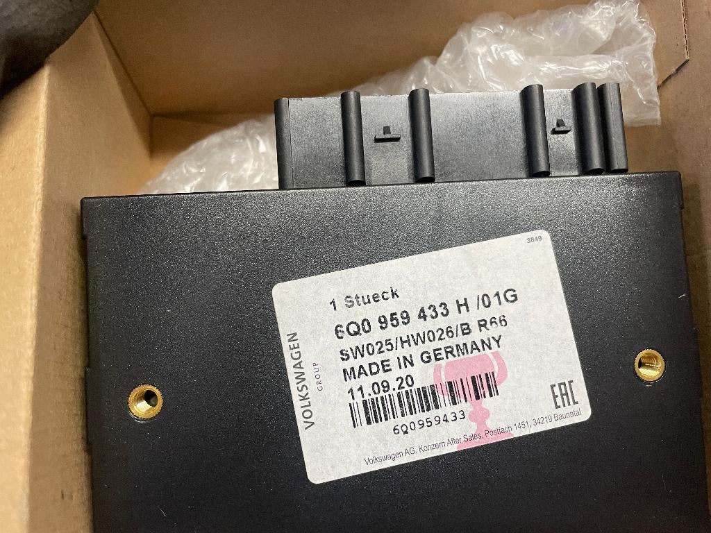 polo 9n module centrale vergrendeling 6q0959433 comfort unit, Ophalen of Verzenden
