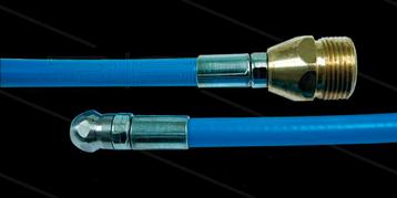 Blauwe Rioolslang M22 10m met Spuitnozzle beschikbaar voor biedingen