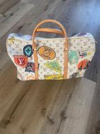 Louis Vuitton Keepall 50 Travel Stickers -Duffel bag, 40 tot 60 cm, 20 tot 30 cm, Wit, Ophalen of Verzenden