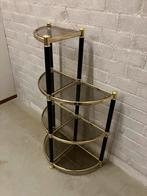 Hollywood Regency Kastje Gerookt Glas, Ophalen, Gebruikt, Nvt, Nvt