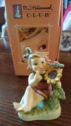 Hummel meisje met zonnebloem 5 jaar stuk, Verzamelen, Ophalen of Verzenden, Zo goed als nieuw, Hummel