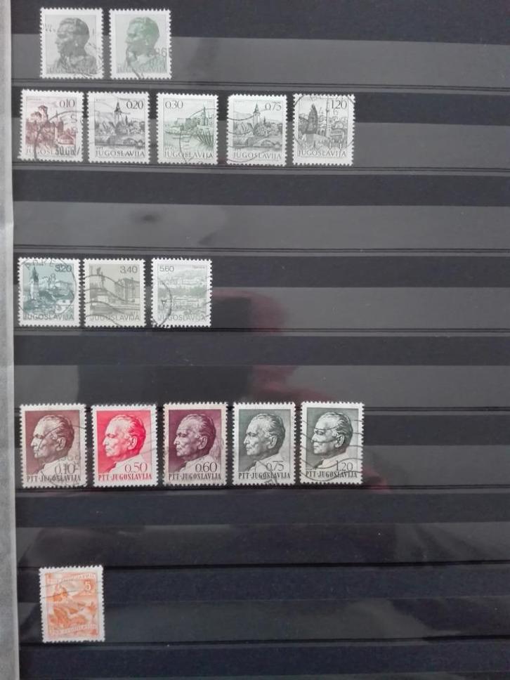 Postzegels Oud Joegoslavië; ongeveer 20 stuks, gestempeld., Postzegels en Munten, Postzegels | Europa | Overig, Gestempeld, Joegoslavië