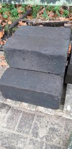 5 stuks antraciet stapelblokken 15x15x40cm, Tuin en Terras, Bielzen en Borders, Ophalen, Gebruikt, Minder dan 100 cm, Minder dan 25 cm