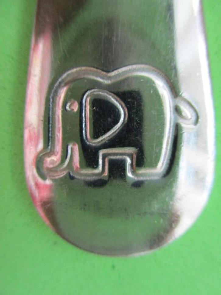 (KB4836) Kinderbestek SAFARI Olifant vork, Kinderen en Baby's, Overige Kinderen en Baby's, Gebruikt, Ophalen of Verzenden