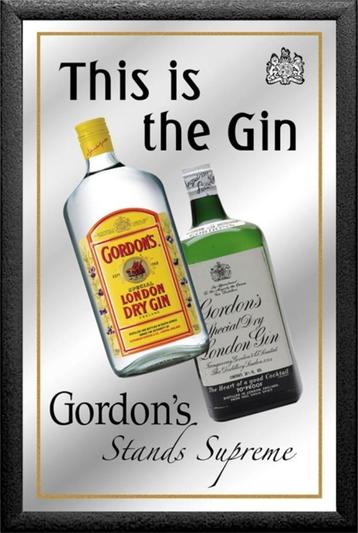Gordons This is the Gin reclame spiegel wanddeco cafe deco  beschikbaar voor biedingen