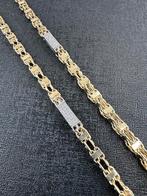 14K Gouden Magnum Ketting met Zirkonia, Ophalen of Verzenden, Nieuw, Goud, Met edelsteen