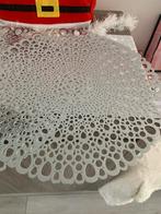 Zilveren placemat met patroon 3 stuks voor €3, Ophalen, Nieuw, Rond, Kunststof