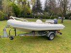 Zodiac rubberboot 420 yachtline 50pk 4-takt, Watersport en Boten, Rubberboten, Ophalen, Benzine, Minder dan 70 pk, Overige materialen