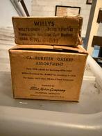 2 doosjes (onderdeelen van willy jeep leeg) ww2, Verzamelen, Militaria | Tweede Wereldoorlog, Ophalen of Verzenden, Amerika