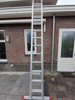 Ladder opsteek 2x12 sporten max. 6mtr., Doe-het-zelf en Verbouw, Ladders en Trappen, Ophalen, Zo goed als nieuw, 4 meter of meer