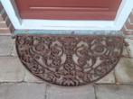 Ijzeren, halfronde deurmat., Tuin en Terras, Deurmatten, Ophalen, Gebruikt, Gietijzer, Schoonloopmat