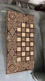Backgammon /schaak hout ingelegd met ?, Een of twee spelers, Ophalen, Gebruikt