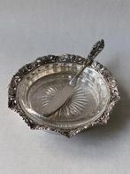 Djokja zilveren schaaltje met boterbakje, Ophalen of Verzenden, Zilver