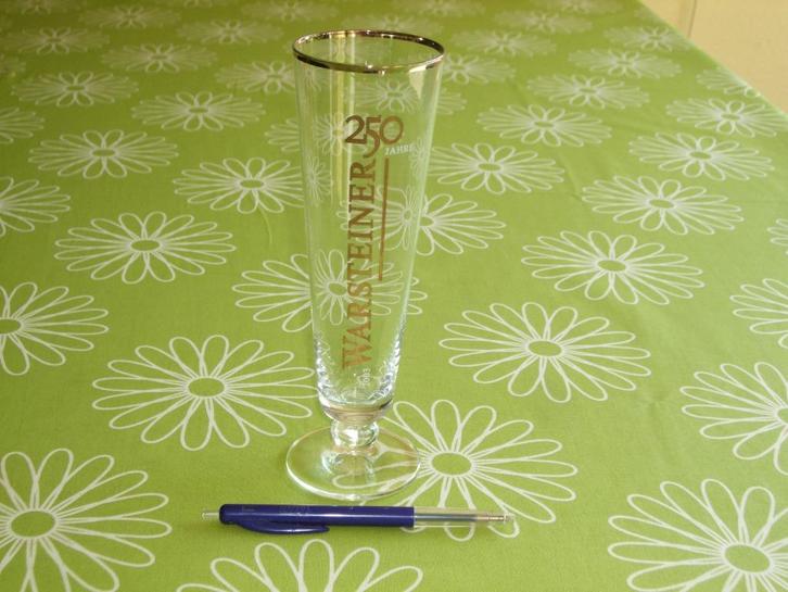 Warsteiner 250 jaar bierglas - 2003, Verzamelen, Biermerken, Zo goed als nieuw, Glas of Glazen, Overige merken, Ophalen of Verzenden