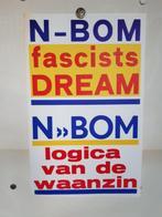 Poster N-Bom Fascists Dream Neutronenbom, Rechthoekig Staand, Verzenden, Zo goed als nieuw, A1 t/m A3