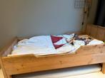 Steiger houten peuter kind bed met latten bodem, Ophalen, 140 tot 160 cm, 70 tot 85 cm, Matras