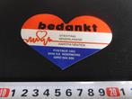 stickers Roermond bedankt Stichting Nederlandse Hartpatiënte, Verzamelen, Stickers, Ophalen, Zo goed als nieuw