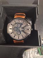 Diesel DZ-4463 Mega Chief heren horloge, nieuw, Sieraden, Tassen en Uiterlijk, Horloges | Heren, Leer, Staal, Polshorloge, Nieuw