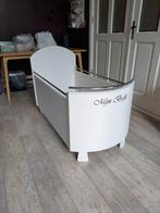 vintage peuterbed, vintage ledikant, retro ledikant, Kinderen en Baby's, Kinderkamer | Bedden, Ophalen, Gebruikt, 70 tot 85 cm