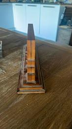 Oud postzegelbakje uit de Art Deco Periode wortelnoot fineer, Ophalen of Verzenden