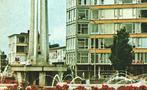 974458 Leeuwarden 1975 Friesland Eurohotel Wederopbouw gelop, Verzamelen, Ophalen of Verzenden, 1960 tot 1980, Gelopen, Friesland