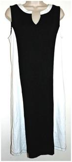 Yessica zwart/wit jurk maat 42, Zwart, Maat 42/44 (L), Ophalen of Verzenden, Zo goed als nieuw