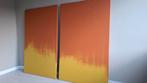 Grote canvas doeken / schilderijen kunst, Ophalen, Zo goed als nieuw