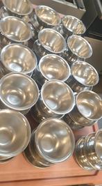40 stuks RVS Saus/soepkommen - Horeca, Ophalen, Gebruikt