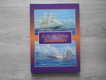 C.A. de Vries. Zeeschilder. H.A.L., S.M.N., K.P.M., K.H.L. beschikbaar voor biedingen