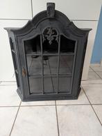 Charmant vitrinekastje met verlichting, Huis en Inrichting, Kasten | Vitrinekasten, Ophalen, Glas, Vintage, 50 tot 100 cm