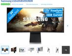 Samsung 34” Ultra-Wide Monitor, Computers en Software, Monitoren, Gaming, VA, Zo goed als nieuw, DisplayPort