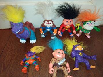 Troll warriors uit 1992 van Hasbro en Tyco beschikbaar voor biedingen