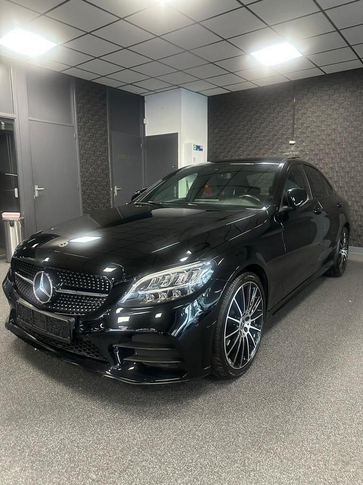 Mercedes-Benz C-Klasse C200 d 160pk 9G-TRONIC 2019 Zwart, Auto's, Mercedes-Benz, Particulier, C-Klasse, Diesel, Sedan, Automaat