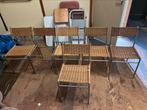 6x Martin Visser SE 05 stoelen pitriet, Ophalen of Verzenden, Gebruikt, Vijf, Zes of meer stoelen