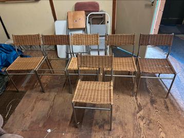 6x Martin Visser SE 05 stoelen pitriet  beschikbaar voor biedingen