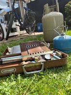 Retro Cramer Camping Kook en grillset inclusief accessoires, Caravans en Kamperen, Kampeeraccessoires, Ophalen, Gebruikt