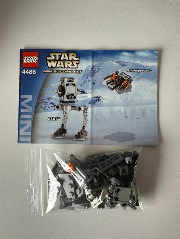 Lego star wars 4486 AT-ST & Snowspeeder beschikbaar voor biedingen