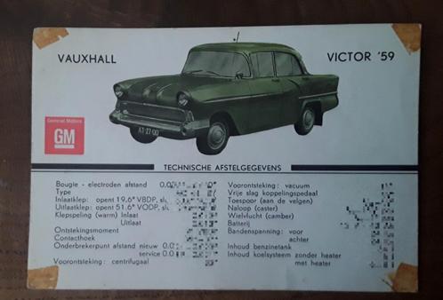 Gm (generaal motors) - vauxhall victor '59, Verzamelen, Automerken, Motoren en Formule 1, Gebruikt, Auto's, Ophalen of Verzenden